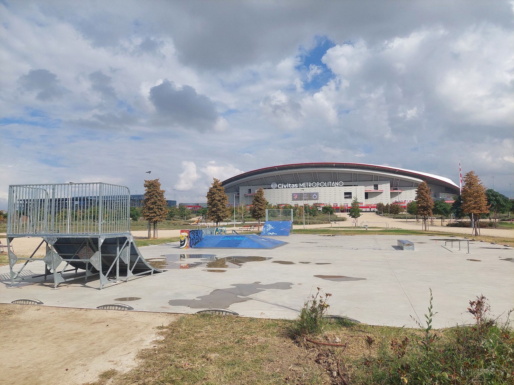 Estadio Metropolitano skatepark